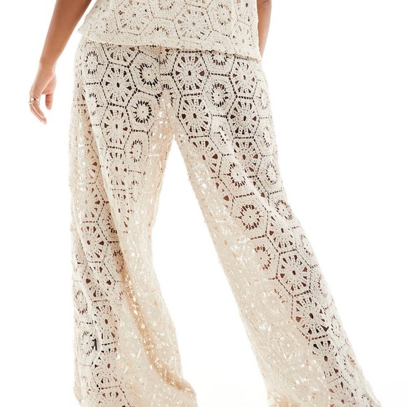 Plus size coverup beach Set in Cream Size 22 (UK size 26) NEW - Picture 4 of 15